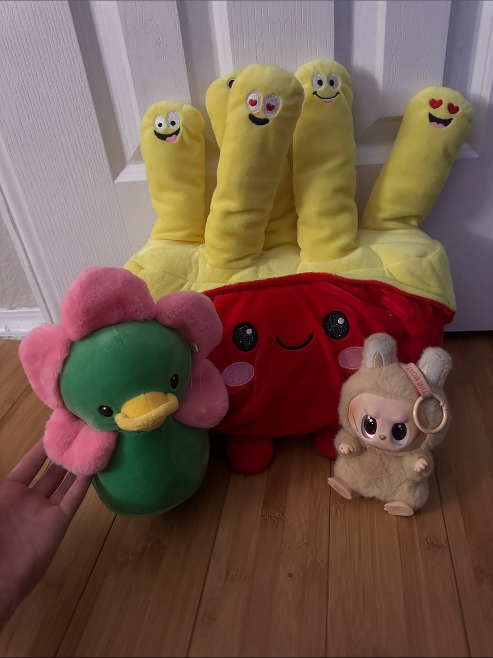 Yellow Emoji Hand Plush Toy - Soft Kids Stuffed Animal